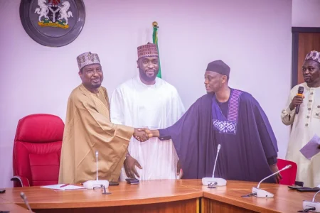 Atiku’s Son Defects to APC, Pledges Support for Tinubu’s Re-election