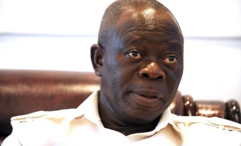 Senator Adams Oshiomhole Claims Some Nigerians Now Say “Food Is Becoming Too Cheap”