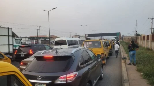 Overturned Truck Causes Major Gridlock on Lagos's Otedola Bridge