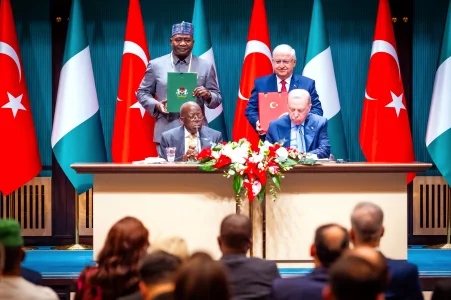 Turkey’s Erdogan Pledges Security and Trade Support During Tinubu’s Ankara Visit