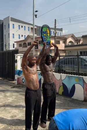 Seun Kuti and VeryDarkMan Perform Traditional Rites at Fela Anikulapo-Kuti's Gravesite