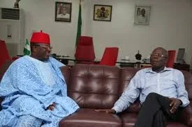 Oshiomhole, Umahi Clash in Senate Heated Exchange Over N15trn Coastal Highway Project