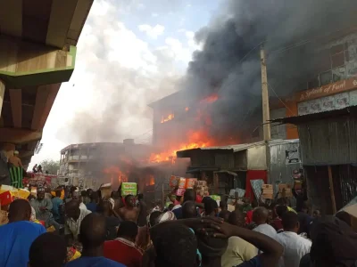 Fresh Fire Outbreak Hits Kano's Singa Market, Destroying Shops in Gidan Glass Section