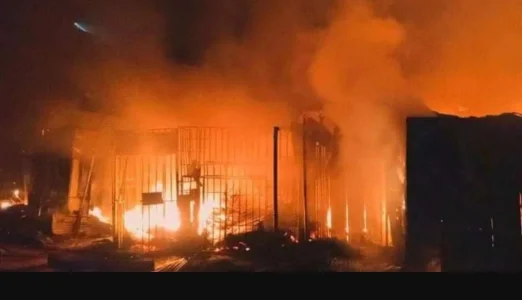 Another Kano Market on Fire: 50 Shops Destroyed at Fatima Simra Market Days After Singer Inferno
