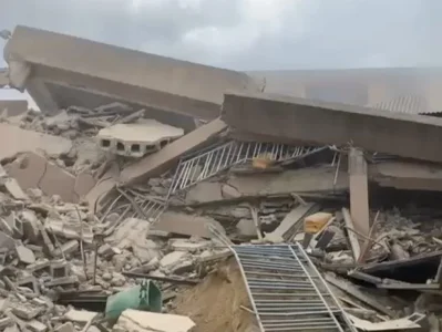 Lagos School Building Collapses in Ogba After Quick Evacuation Saves Hundreds of Students