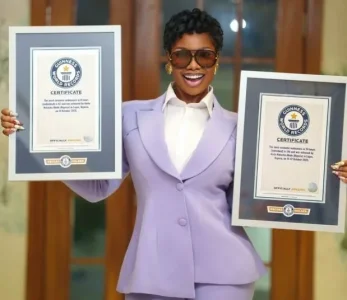 Tacha Flaunts Guinness World Record Plaque, Dedicates Historic Achievement to Late Mother