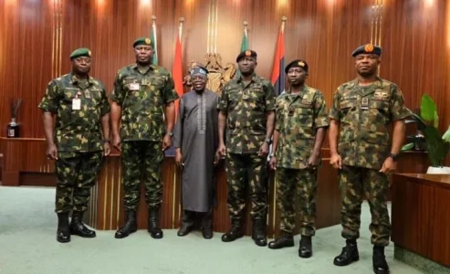 What We Told Tinubu – Service Chiefs Break Silence After Meeting on Rising Insecurity