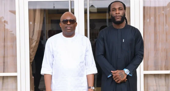PHOTOS: Governor Fubara Hosts Burna Boy and Father at Rivers Government House