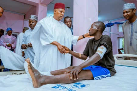 Maiduguri Bombings: Shettima Visits Survivors in Hospital, Commiserates with Families