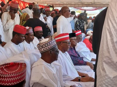 [VIDEO] Crowd Chants 'Obi-Kwankwaso' as Opposition Leaders Unite at Kano Eid Rally