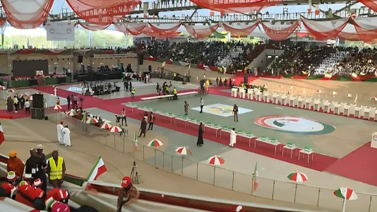 Wike Leads Delegates to PDP Convention Amidst INEC Presence in Abuja