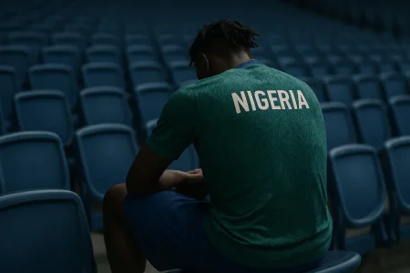 Super Eagles Striker Boniface Back in Training After Surgery