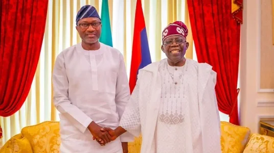 Femi Otedola Praises Tinubu's Dedication, Says President Worked on Easter Sunday
