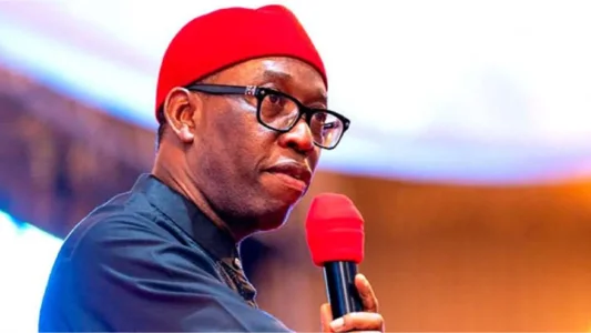 'I Made a Mistake' – Okowa Apologises for Supporting Ned Nwoko as He Declares Senate Bid