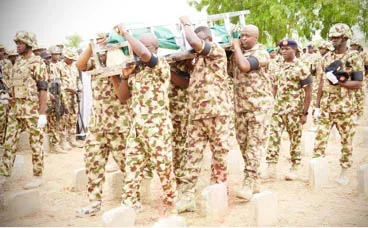 Nigeria Bids Farewell to Brigadier-General Braimah, Fallen Heroes in Solemn Military Burial