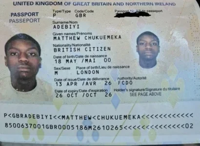 Police Release UK Passport Bio-Data of Nigerian Wanted in UK Amid Name Controversy