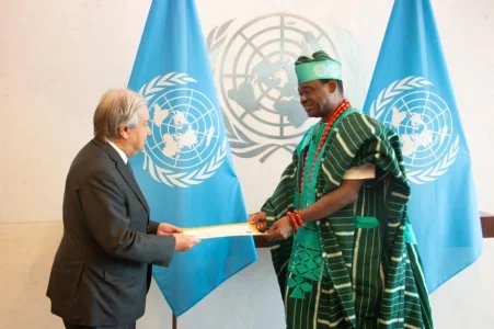 Jimoh Ibrahim Assumes Office as Nigeria's Permanent Representative to the UN
