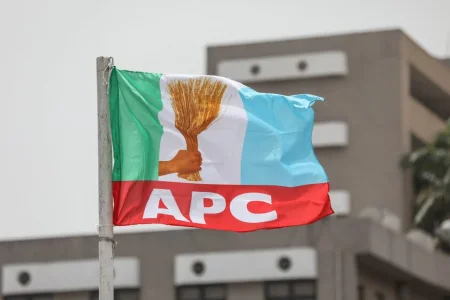 [VIDEO] APC Supporter Protests at Headquarters, Says He Sold House for N30m to Support Party but Now Homeless