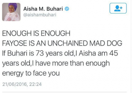 aisha buhari responds.PNG