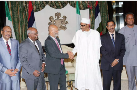 buhari and sudan envoy.PNG