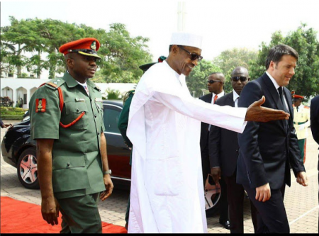 buhari with italy prime minister.PNG