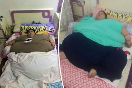 World - World Fattest Woman, Iman Abdulati Leaves Bed First Time in 6 ...