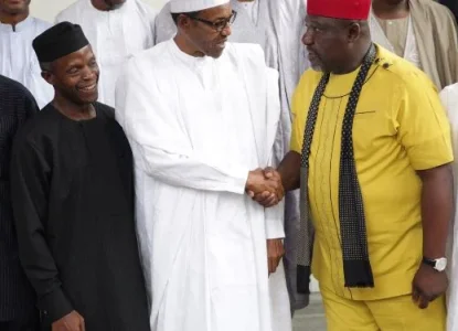 Okorocha Buhari and OSinbajo.JPG