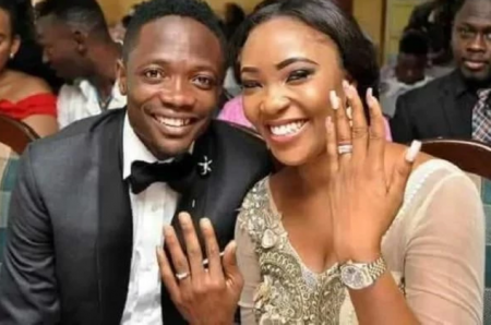 ahmed musa and new wife.PNG