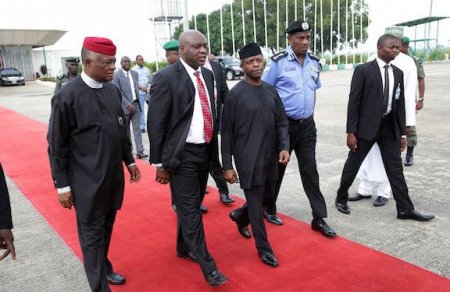 Osinbajo Meets Buhari In London, To Return Home Immediately